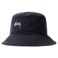 Load image into Gallery viewer, Stussy Stock Canvas Bucket Hat - Navy