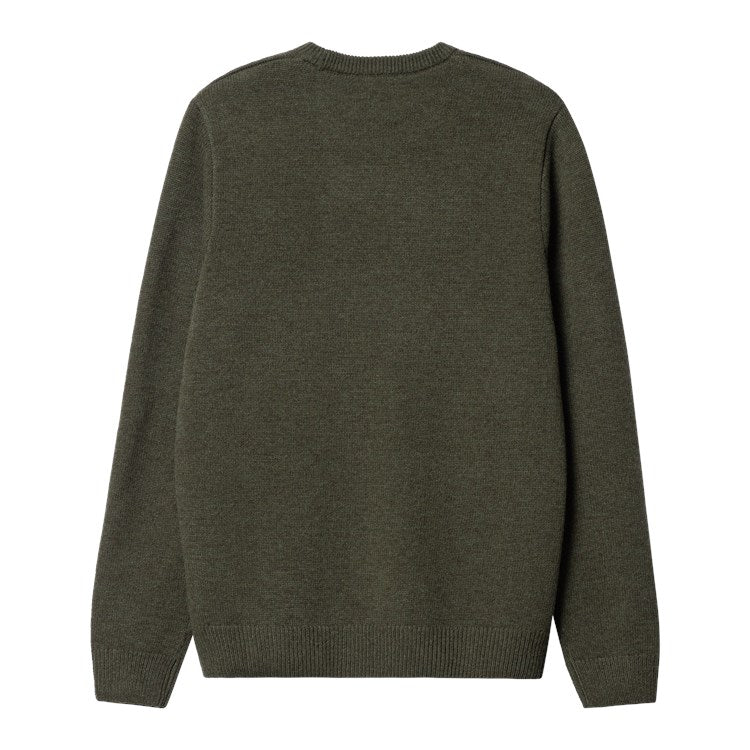 Carhartt WIP Allen Sweater Cypress Heather – Ninetimes Skateshop