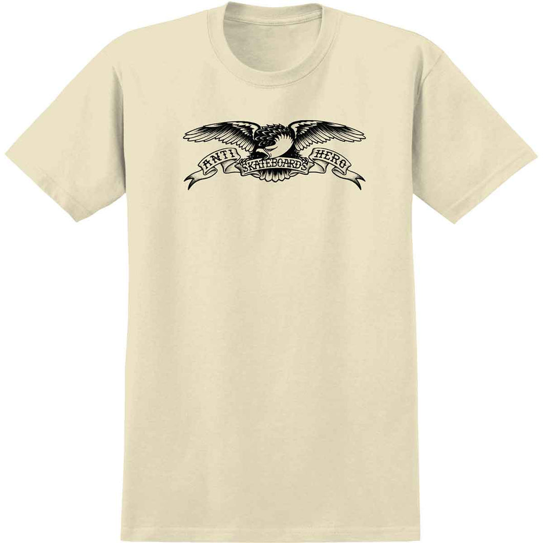 Antihero Basic Eagle S/S T- Shirt - Natural/Black