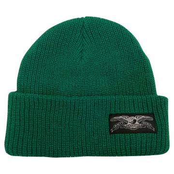 Antihero Stock Eagle Label Cuff Beanie - Green/Black/White