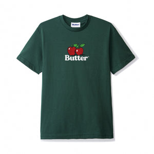 Butter Goods Apples Logo Tee - Dark Forest