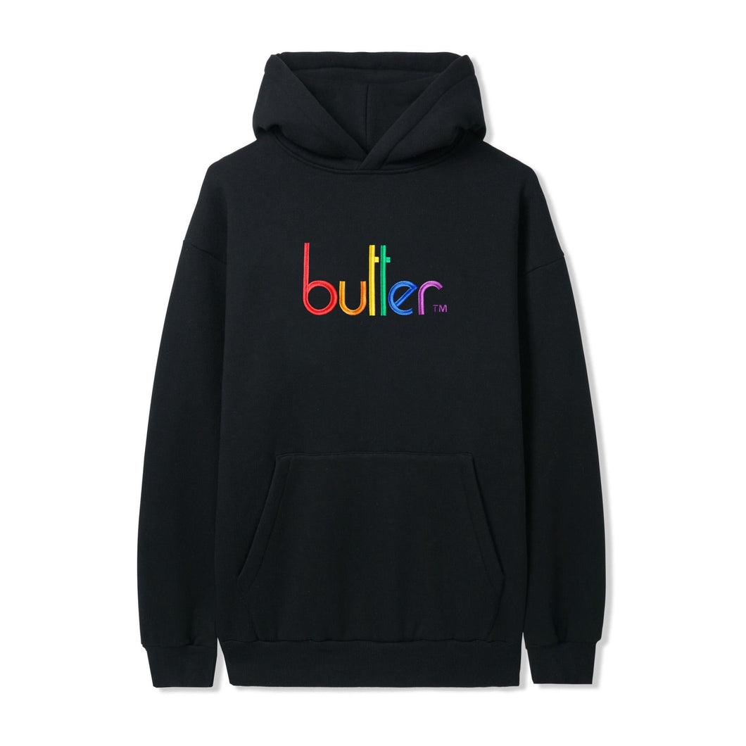 Butter Goods Colours Embroidered Hoodie - Black