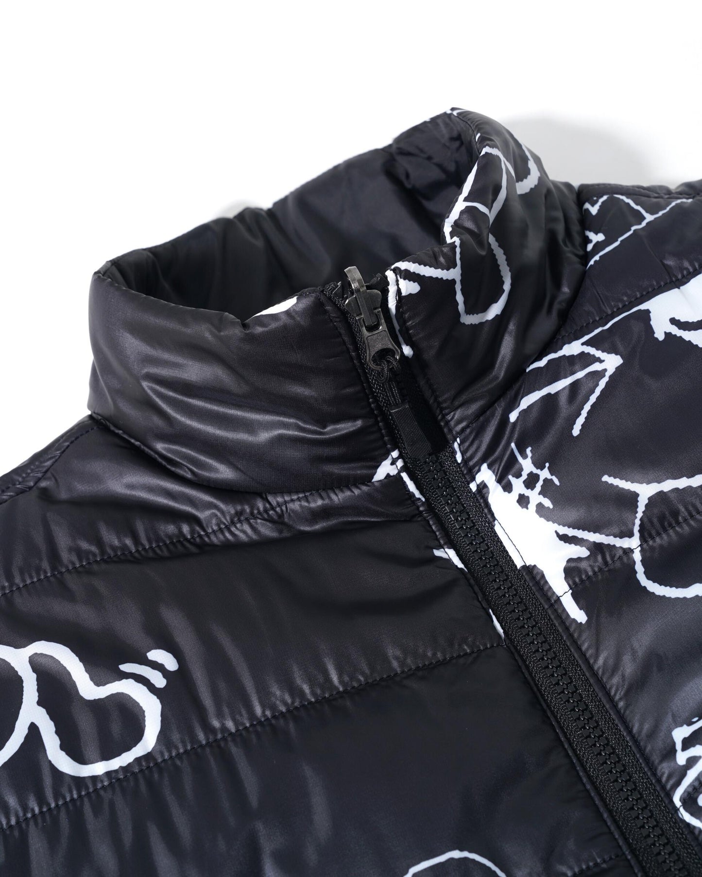 Butter Goods Jun Reversible Puffer Jacket - Black/Black