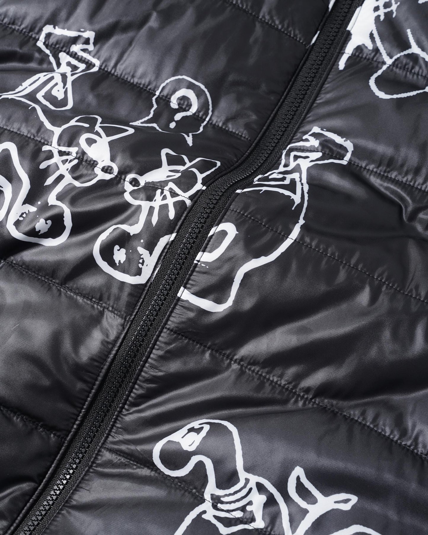 Butter Goods Jun Reversible Puffer Jacket - Black/Black