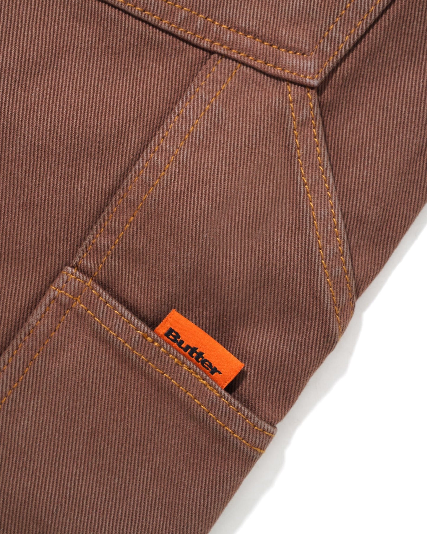 Butter Goods Weathergear Heavyweight Denim Pants - Brown