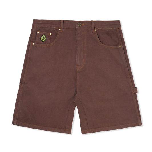 Butter Goods Weathergear Heavyweight Denim Shorts - Brown