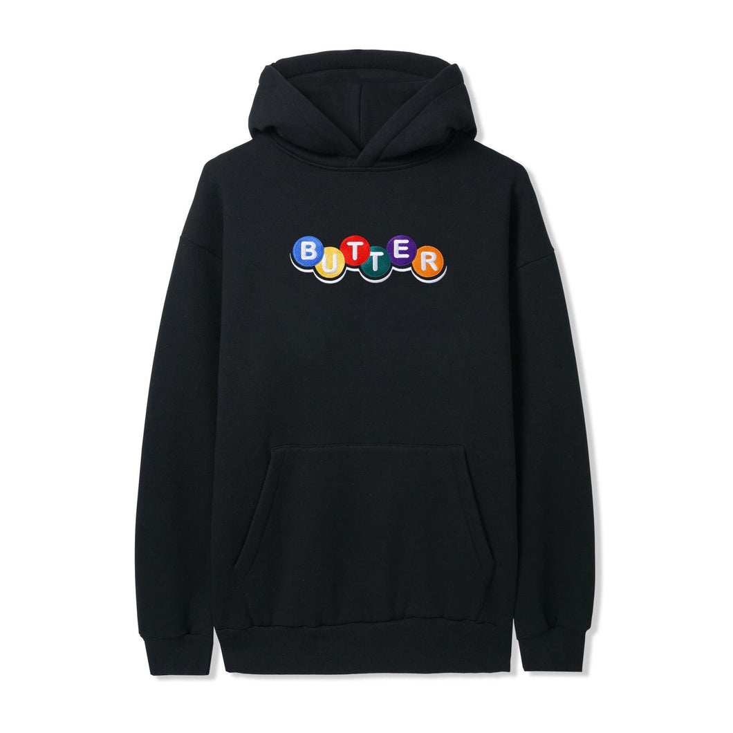 Butter Goods Lottery Embroidered Hoodie - Black