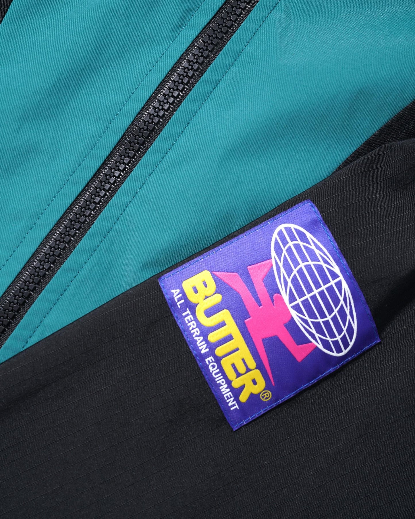 Butter Goods Terrain Jacket - Black/Teal
