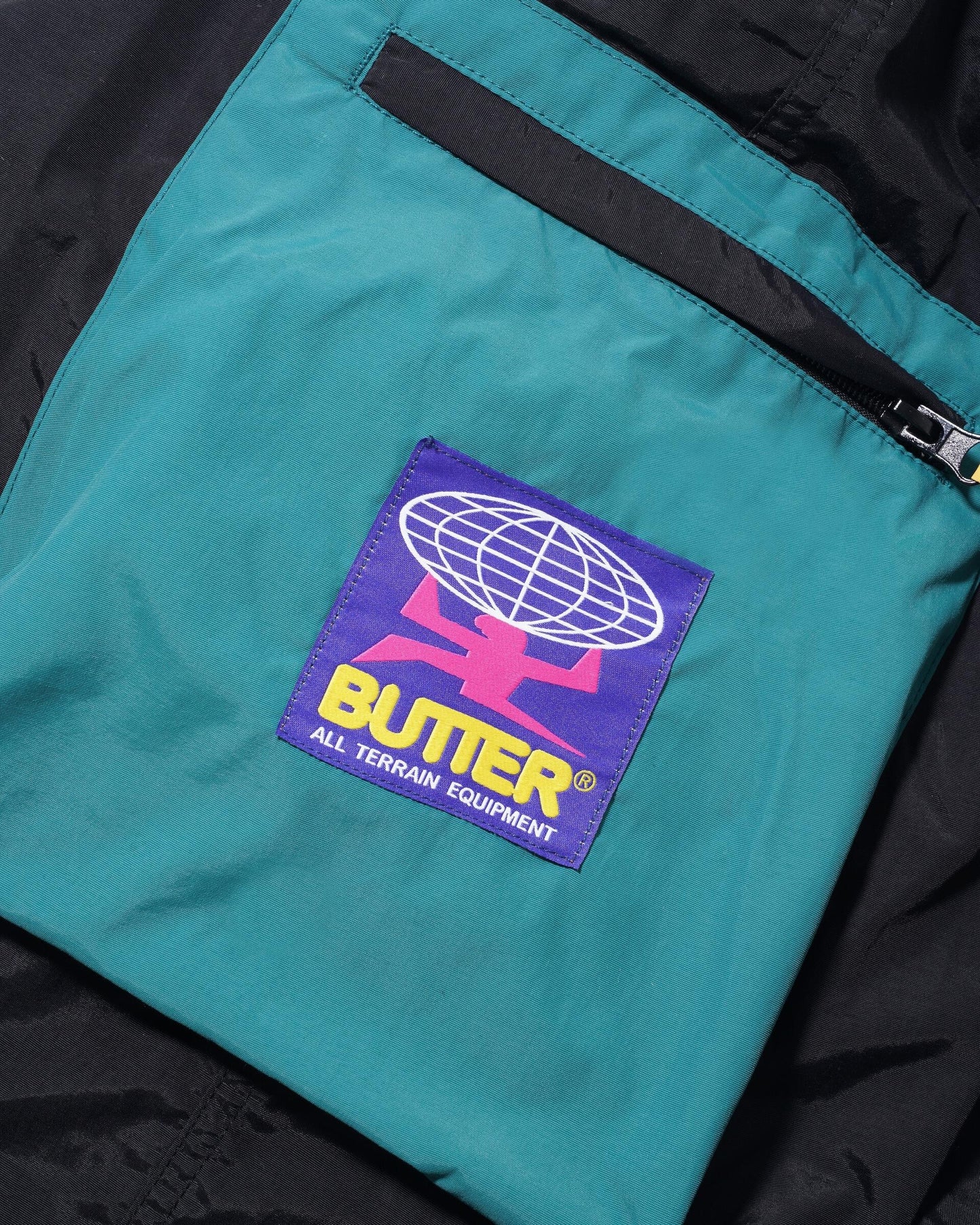 Butter Goods Terrain Jacket - Black/Teal