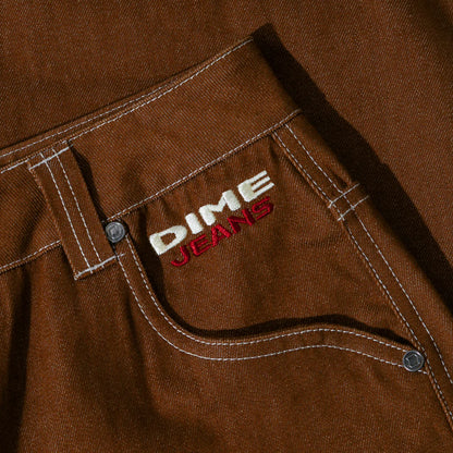 Dime DJCO Denim Pants - Brown Wash