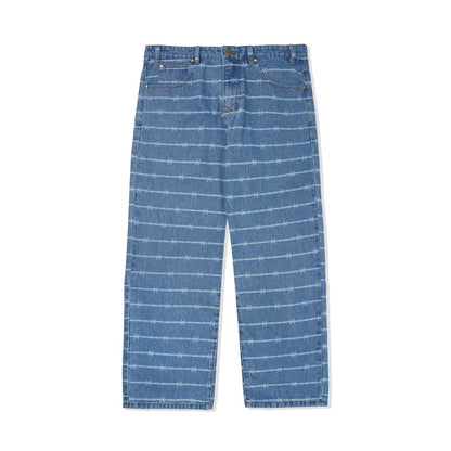 Butter Goods Barbwire Denim Jeans - Washed Indigo