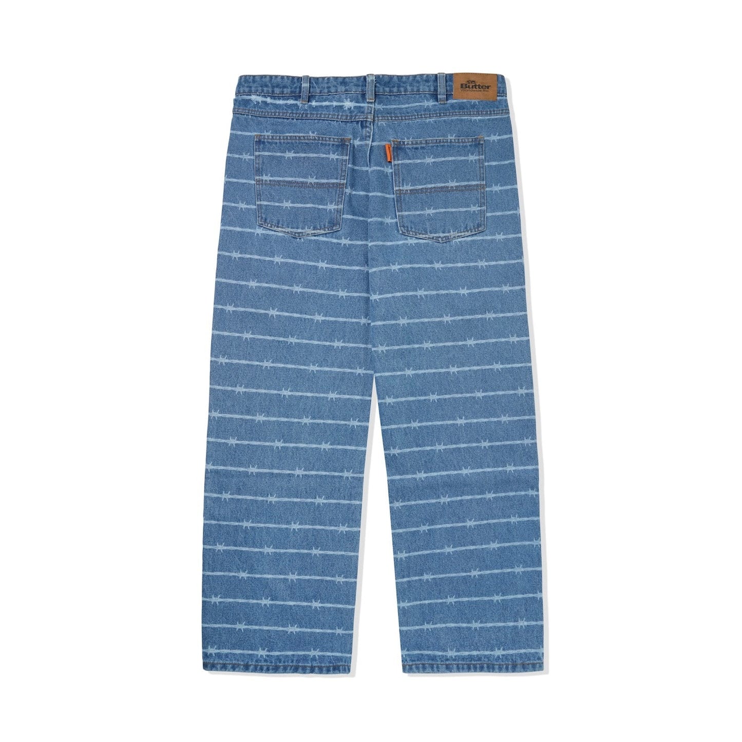 Butter Goods Barbwire Denim Jeans - Washed Indigo