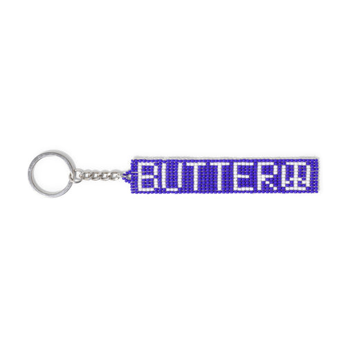 Butter Goods Beaded Keychain - Blue