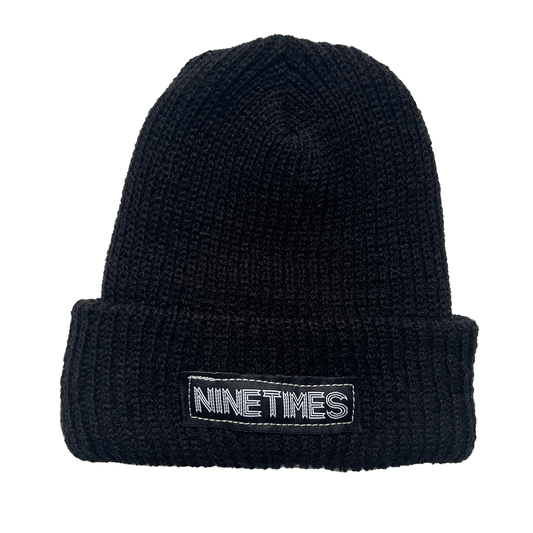 Ninetimes Patch Beanie - Black