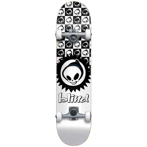 Blind Checkered Reaper Mid Soft Wheel Complete - 7.375 X 29.8 White