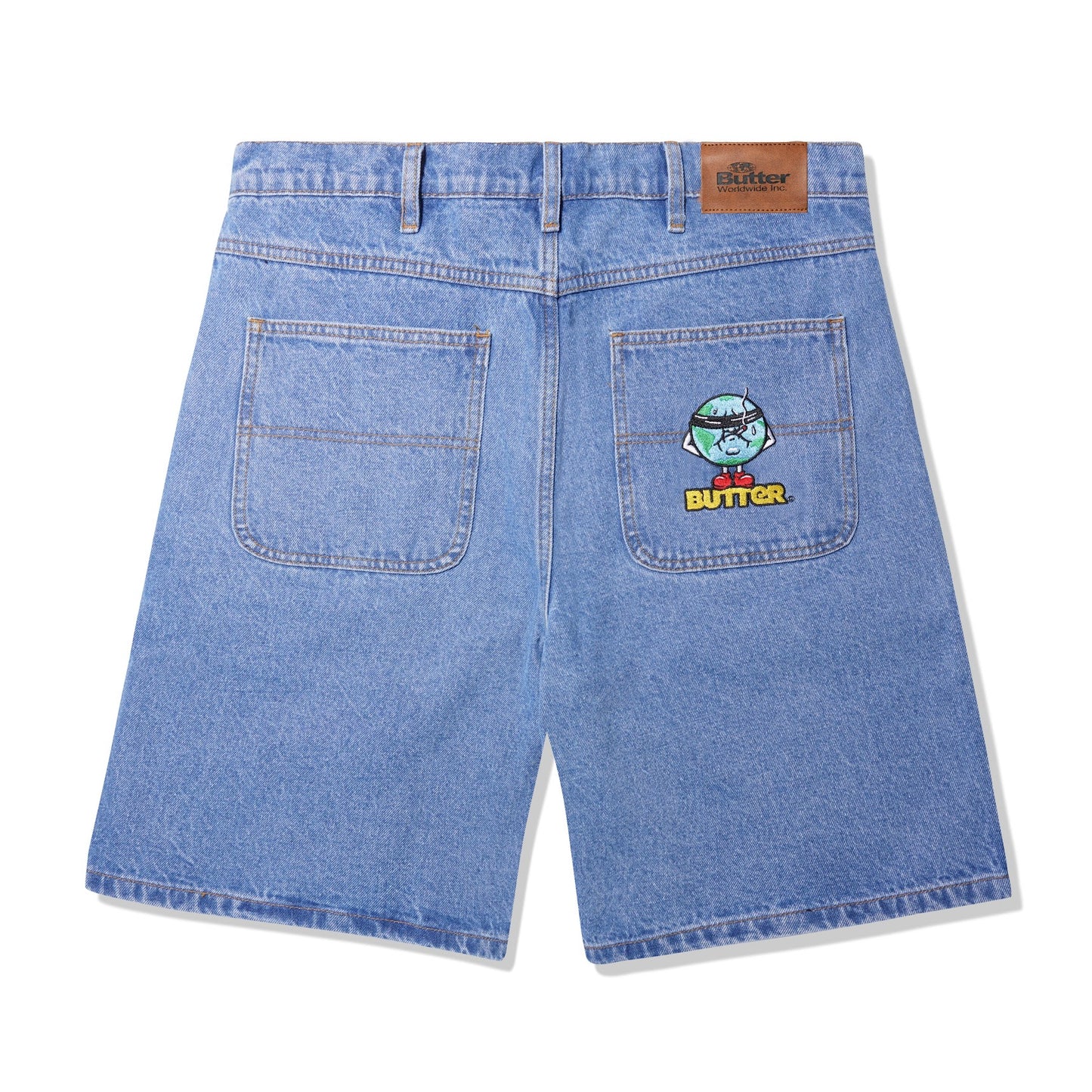 Butter Goods Blindfold Denim Shorts - Washed Indigo