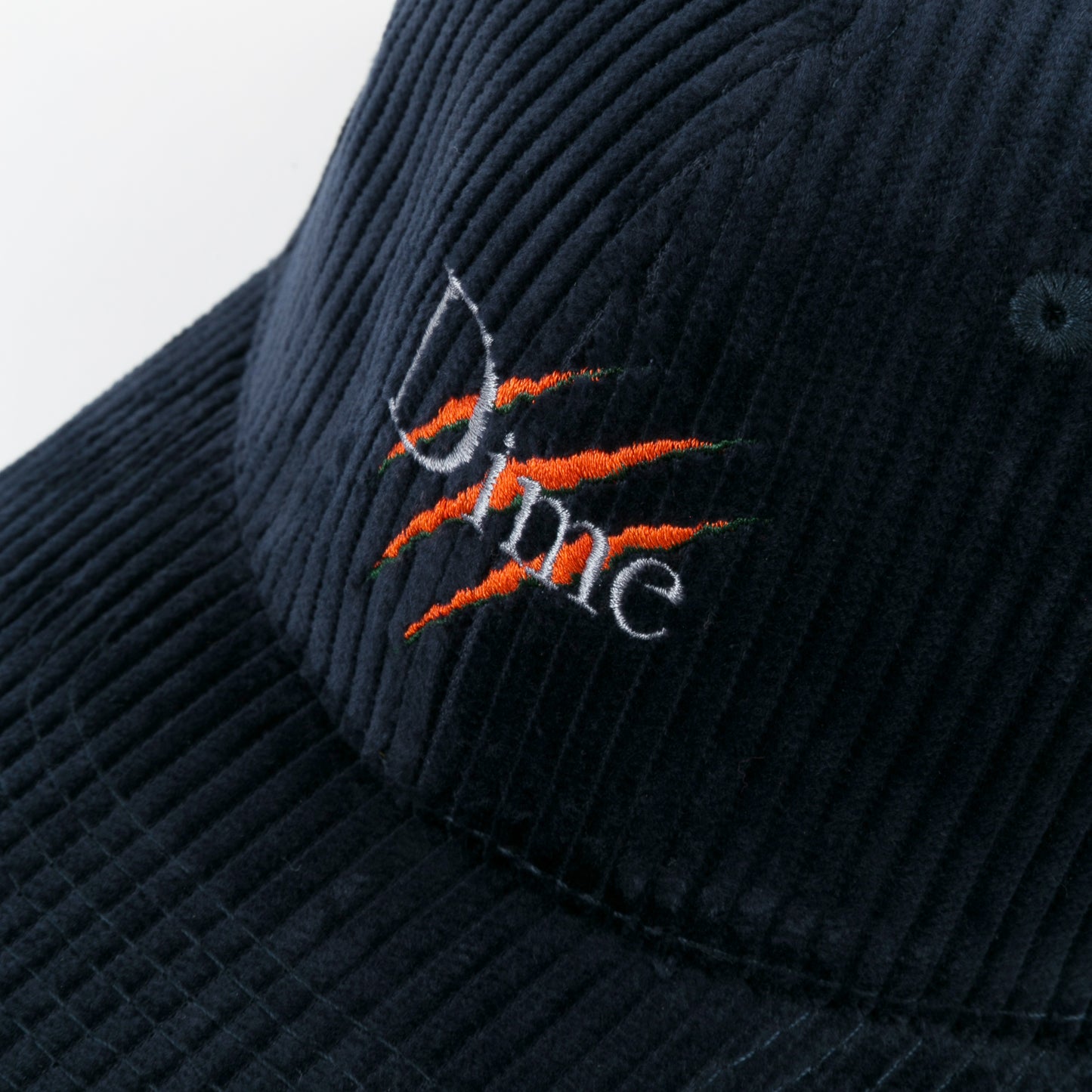 Dime Dino Corduroy Cap - Navy
