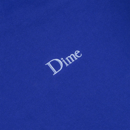 Dime Classic Small Logo Crewneck - Ultramarine