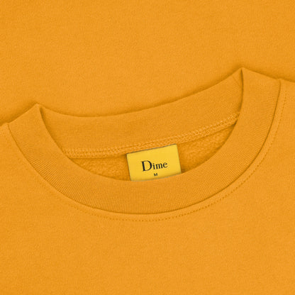 Dime Classic Logo Crewneck - Squash
