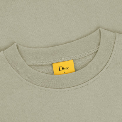 Dime Microdime Crewneck - Light Jade