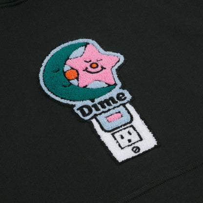 Dime Nightlight Chenille Hoodie - Black