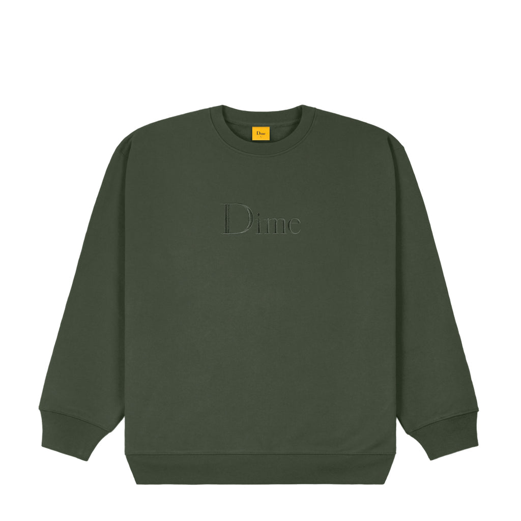Dime Classic Logo Crewneck - Thyme