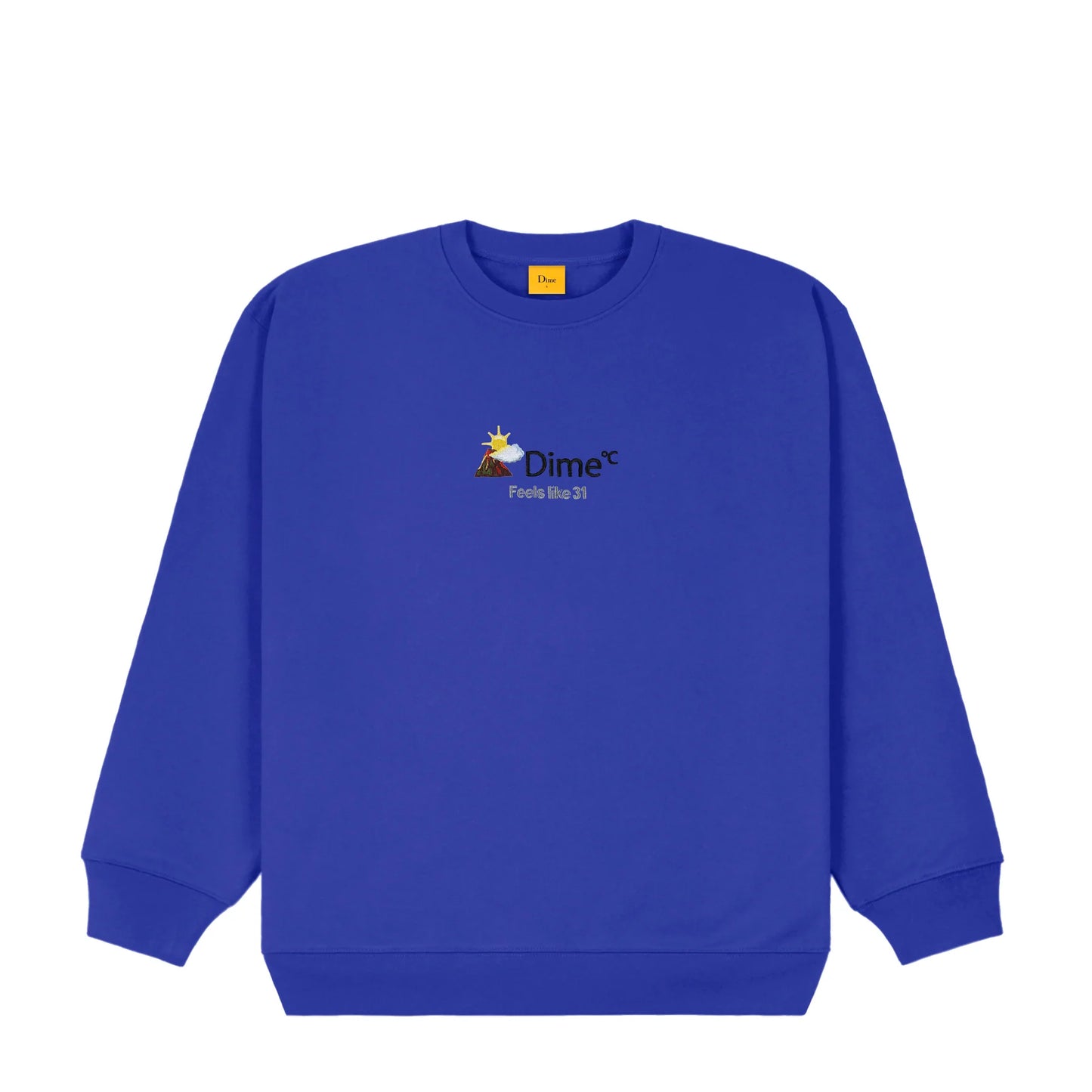 Dime Weather Crewneck - Ultramarine