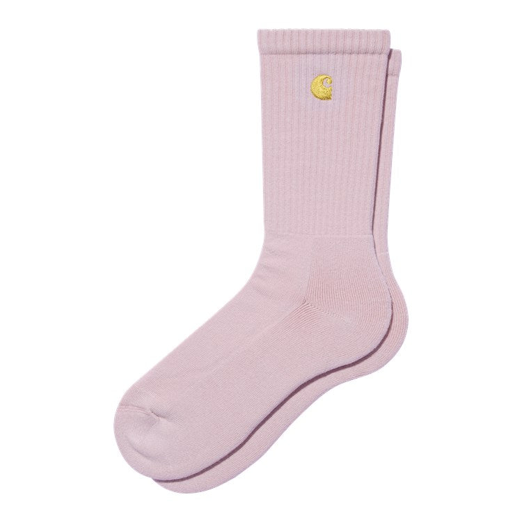 Carhartt WIP Chase Socks - Pale Quartz/Gold