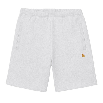 Carhartt WIP Chase Sweat Short - Ash Heather/Gold