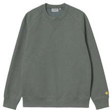 Load image into Gallery viewer, Carhartt WIP Chase Crewneck - Thyme/Gold