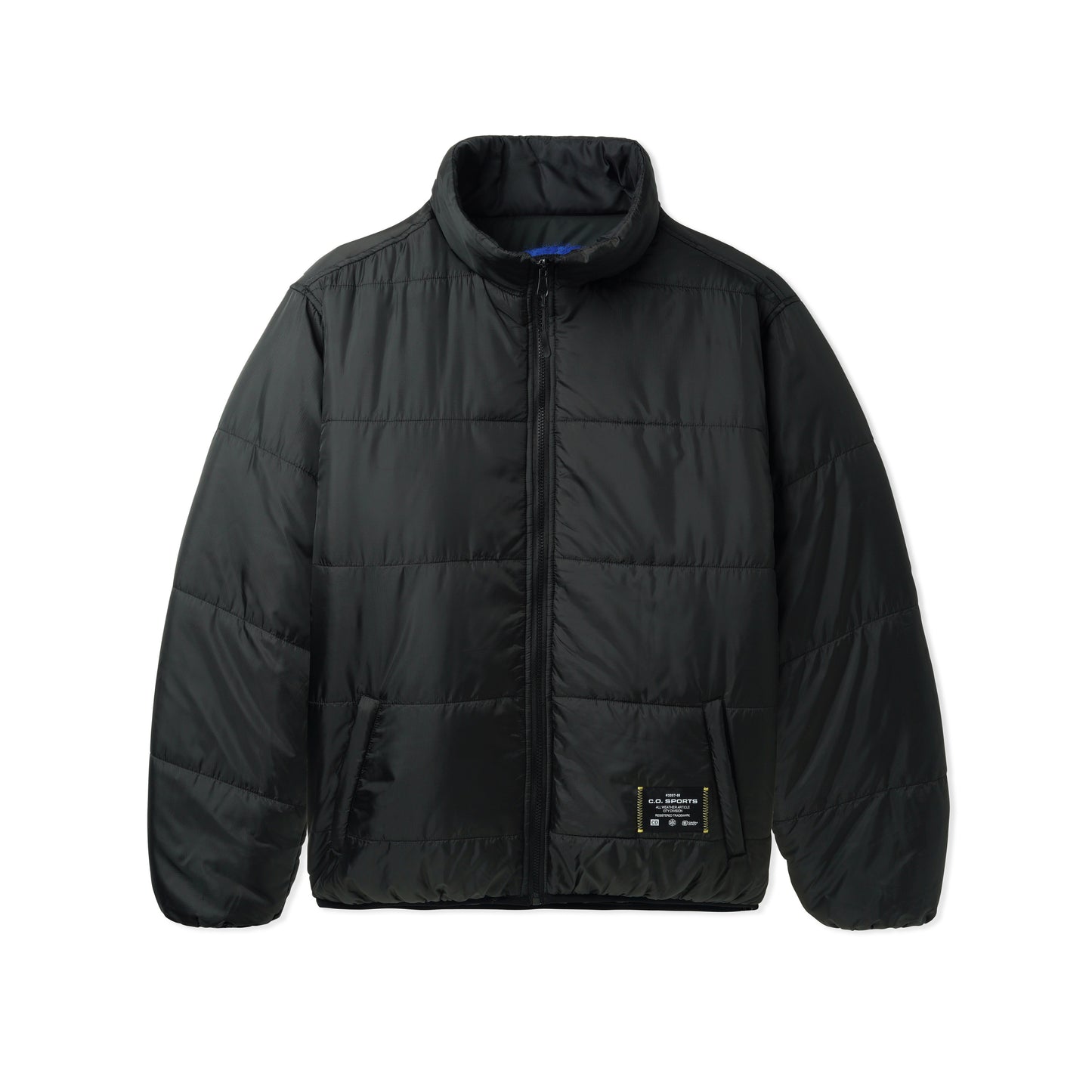 Cash Only City Reversible Puffer Jacket - Black