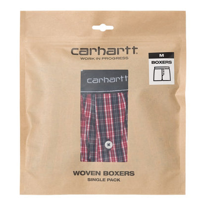 Carhartt WIP Cotton Script Boxers - Etna Red