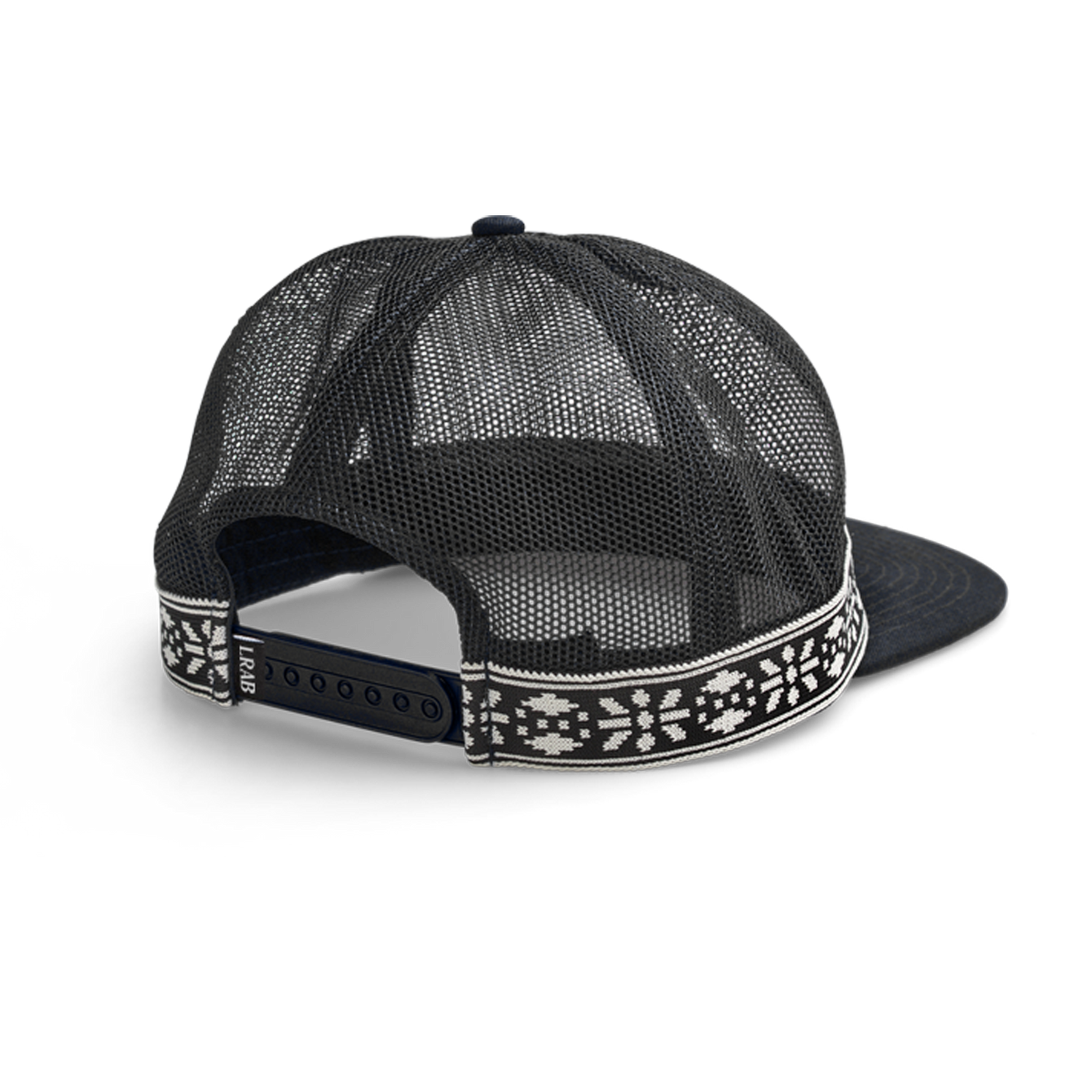 Last Resort Webbed Full-Mesh Hat - Black