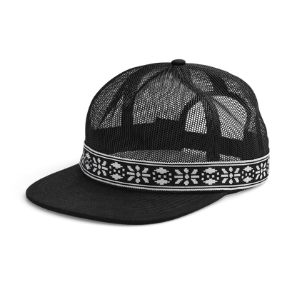 Last Resort Webbed Full-Mesh Hat - Black