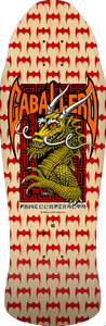 Powell-Peralta Cab Chinese Dragon Spoon Natural/Yellow Deck - 10.0
