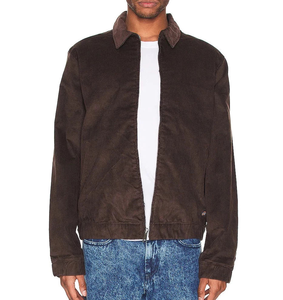 Dickies Corduroy Lined Work Jacket Chocolate Brown Ninetimes