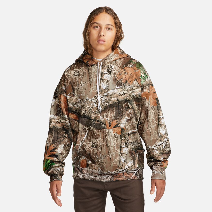 Nike SB RealTree Fleece Hoodie - Khaki/White