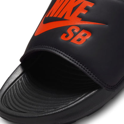 Nike SB Victori One Slide - Black/Team Orange