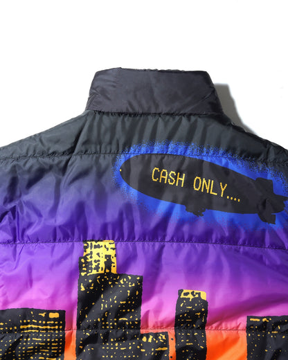 Cash Only City Reversible Puffer Jacket - Black