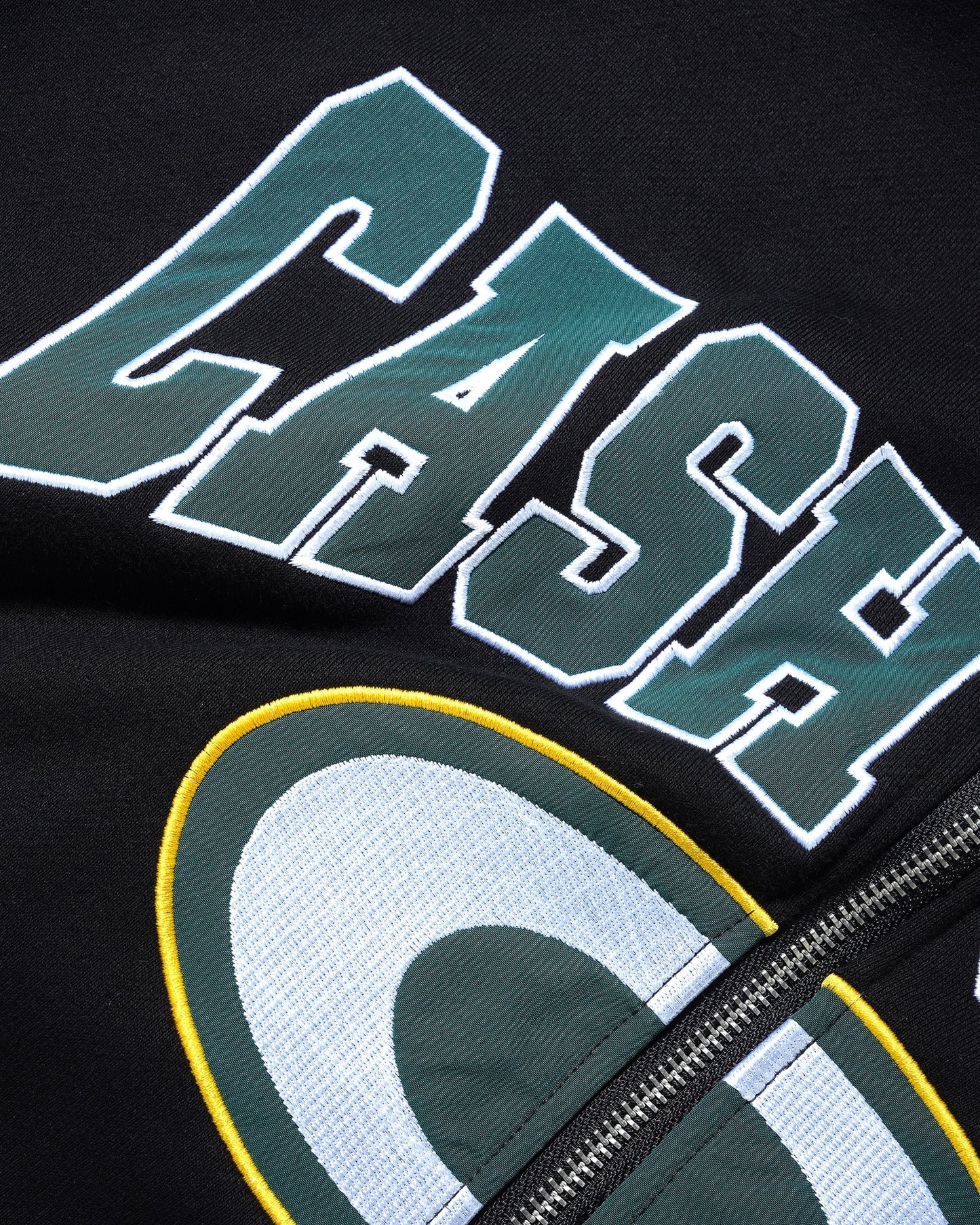 Cash Only League Zip Thru Pullover Hood - Black