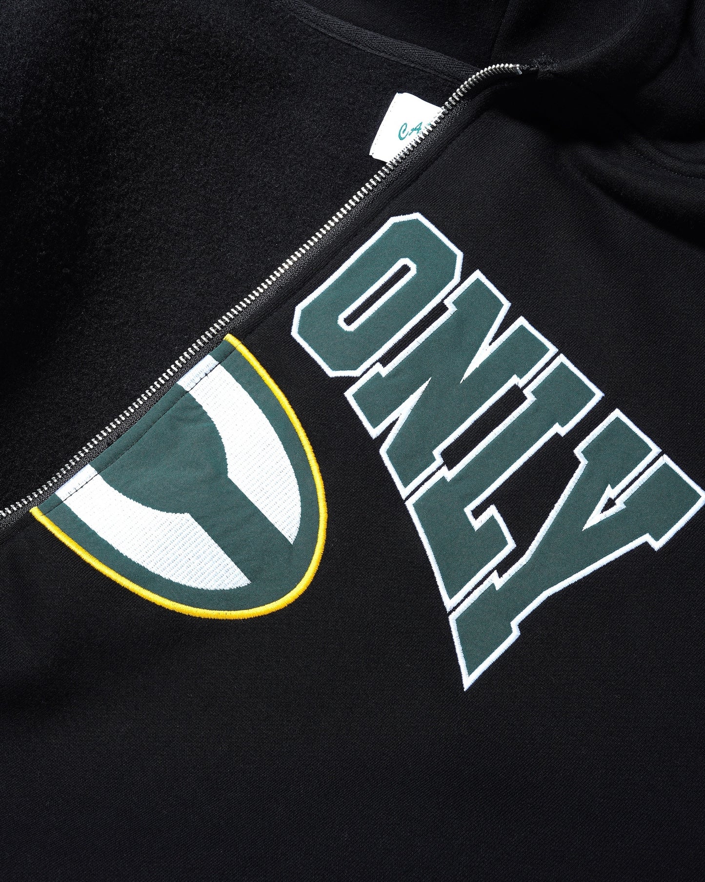 Cash Only League Zip Thru Pullover Hood - Black