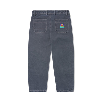 Butter Goods Washed Canvas Double Knee Pants - Slate