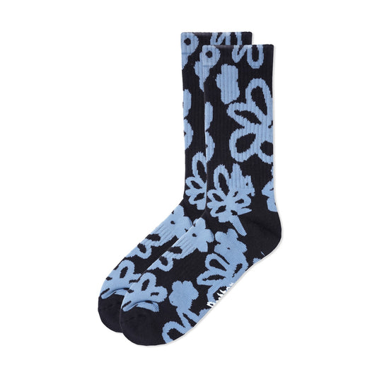 Butter Goods Flower Socks - Black