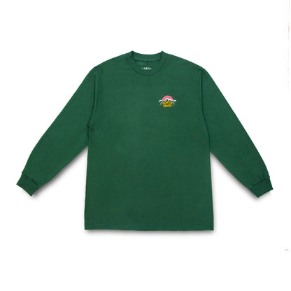 Quartersnacks Mountain Longsleeve - Forrest Green