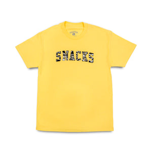 Quartersnacks Snacks Varsity Tee - Light Yellow