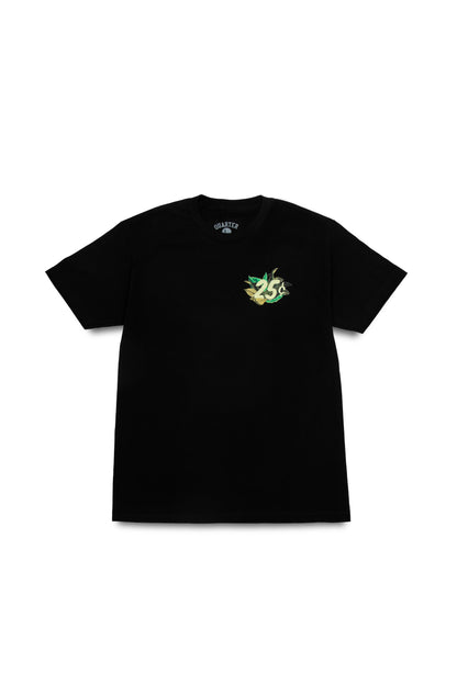 Quartersnacks Botanical Snackman Tee - Black