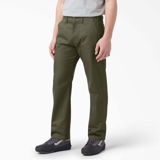 Dickies Regular Fit Duck Carpenter Pants - Military Green