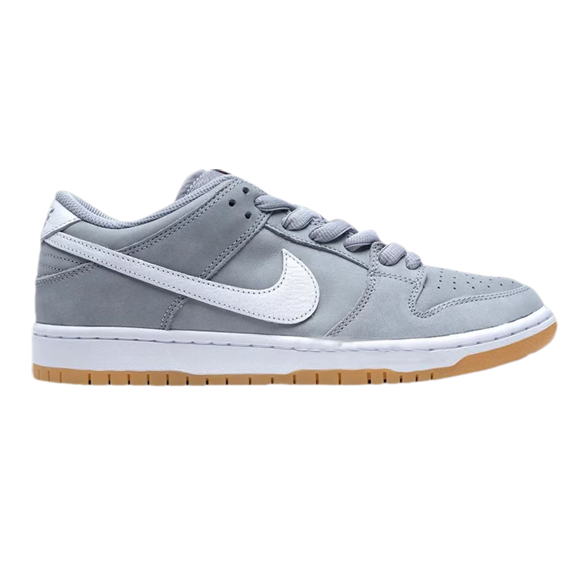 Nike SB Dunk Low Pro ISO - Wolf Grey/White/Gum