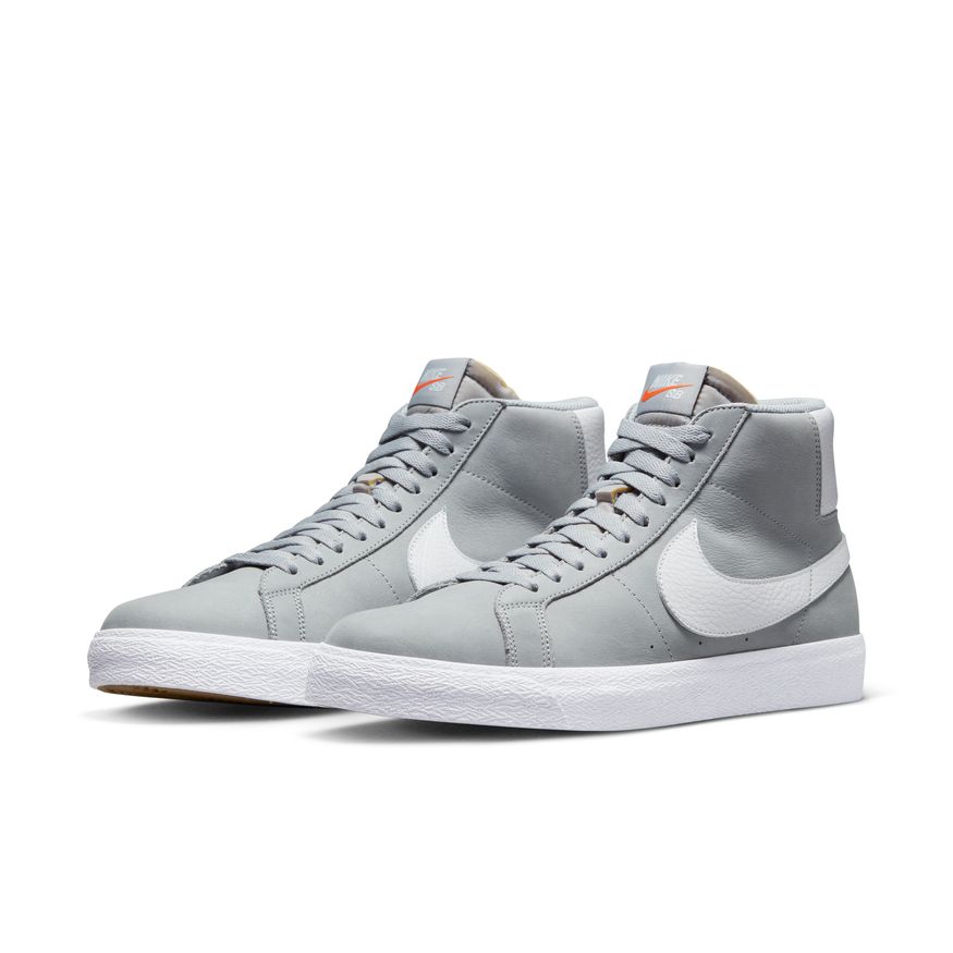 Nike SB Zoom Blazer Mid ISO - Wolf Grey/White