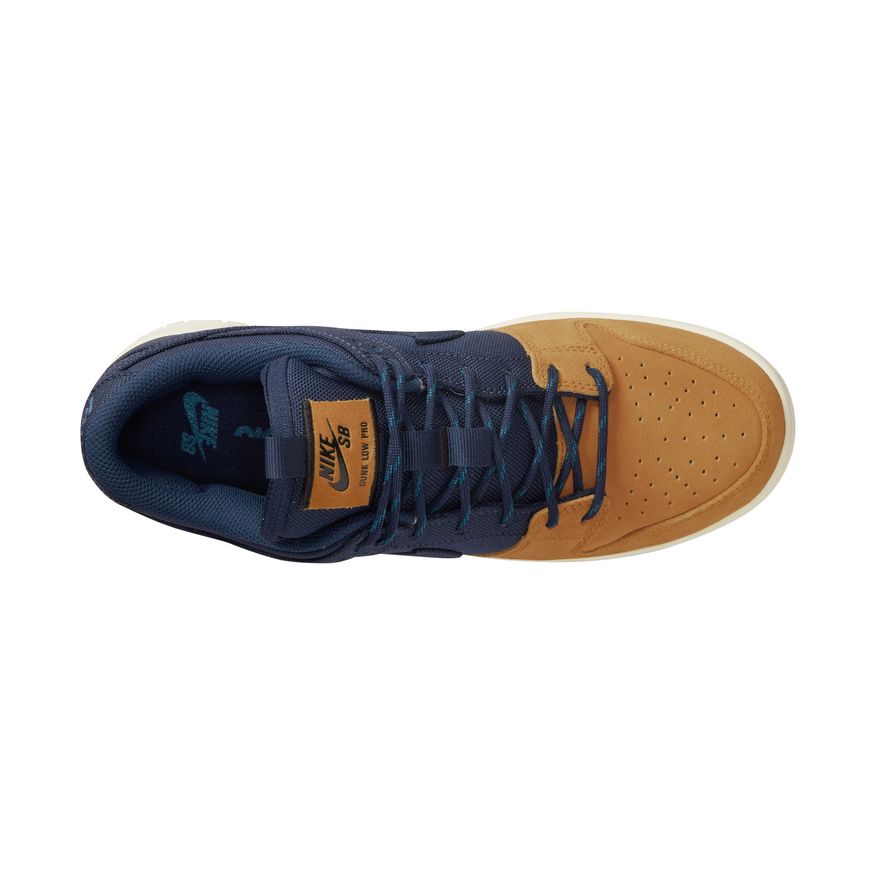 Nike SB Dunk Low Pro Premium - Midnight Navy/Desert Ochre